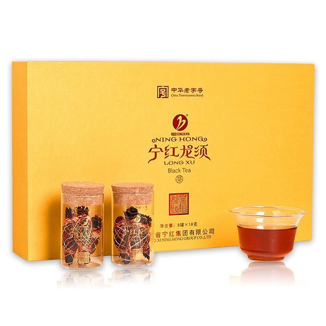 宁红红茶2021年新茶春茶特级清香型龙须茶礼品144g茶叶礼盒